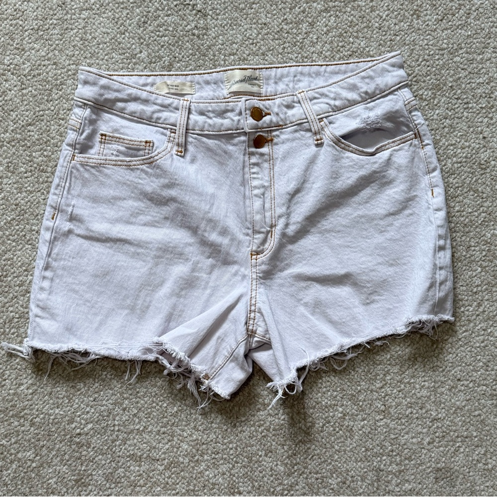 Universal Thread White Denim Shorts
